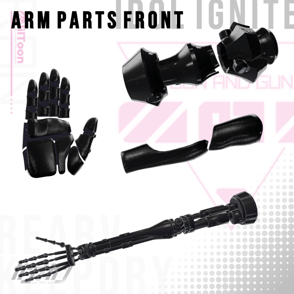 【全25対応】Idol Ignite【#VRガンナガン ラン衣装/義手付き】