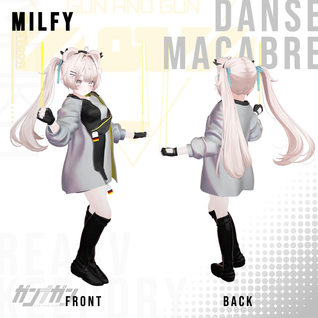 【全25対応】Danse Macabre【#VRガンナガン マカ衣装】