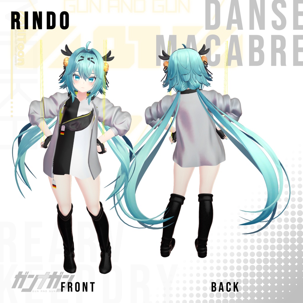 【全25対応】Danse Macabre【#VRガンナガン マカ衣装】