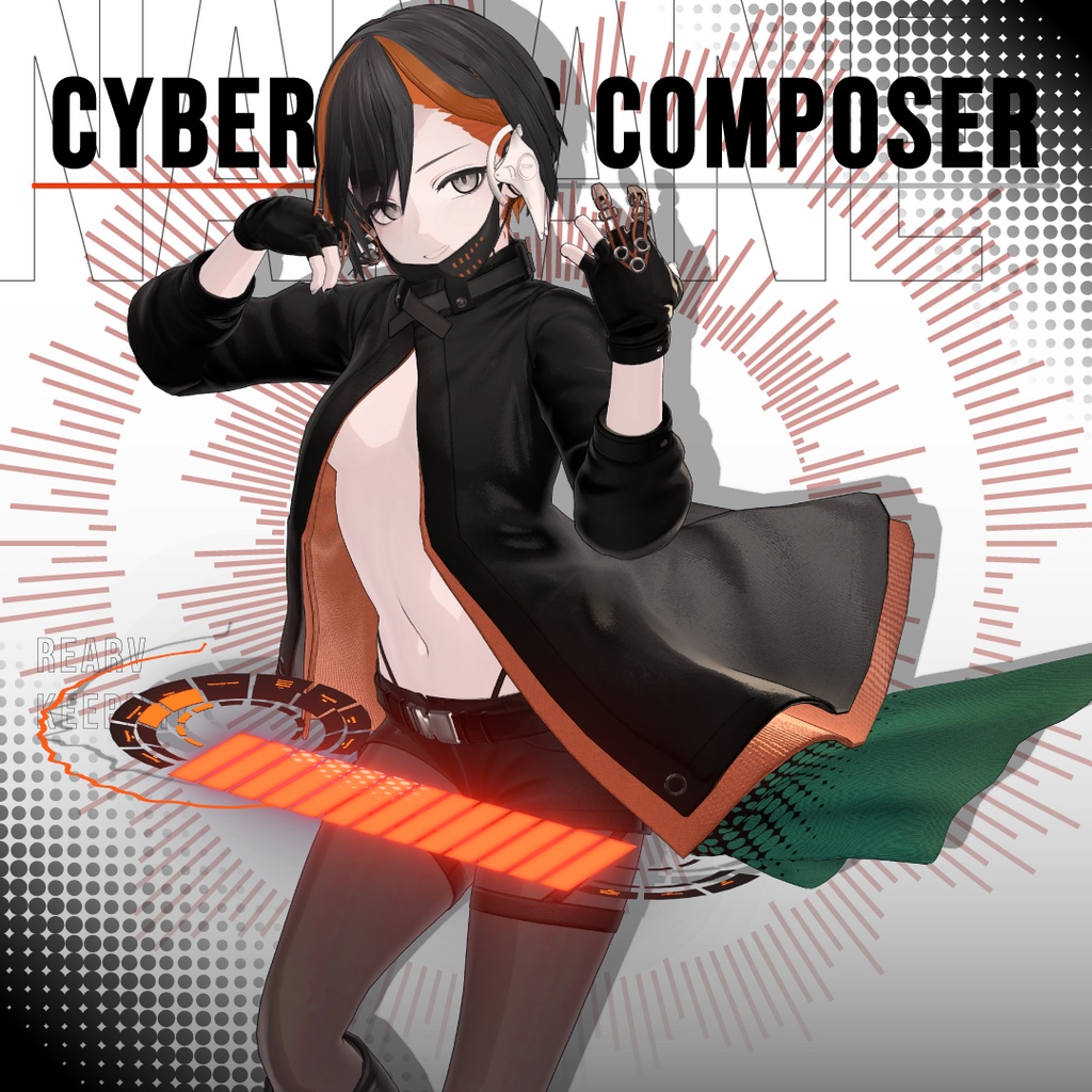 【#VRガンナガン】Cybernetic Composer【ナナネ衣装】