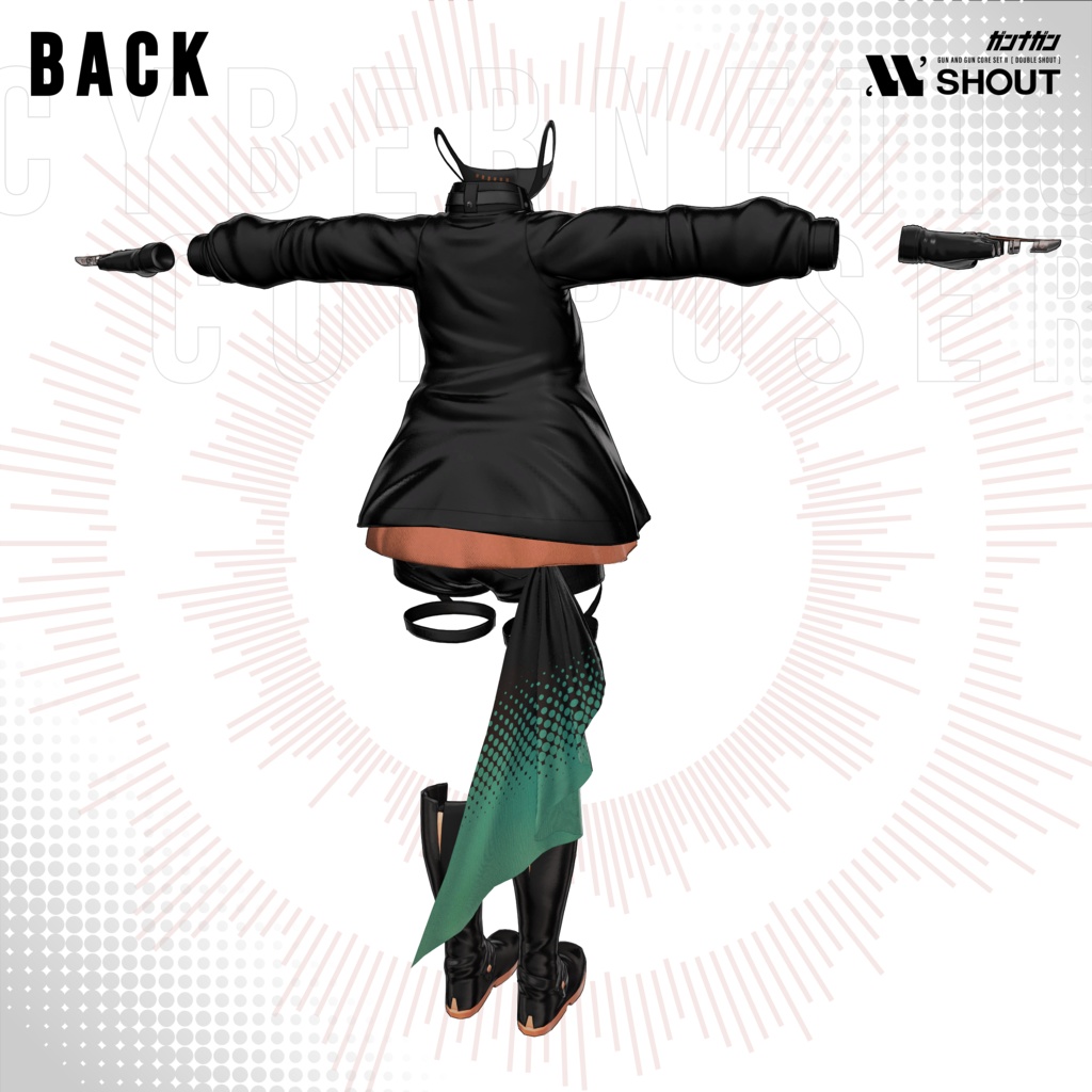 【全29対応】Cybernetic Composer【#VRガンナガン ナナネ衣装】