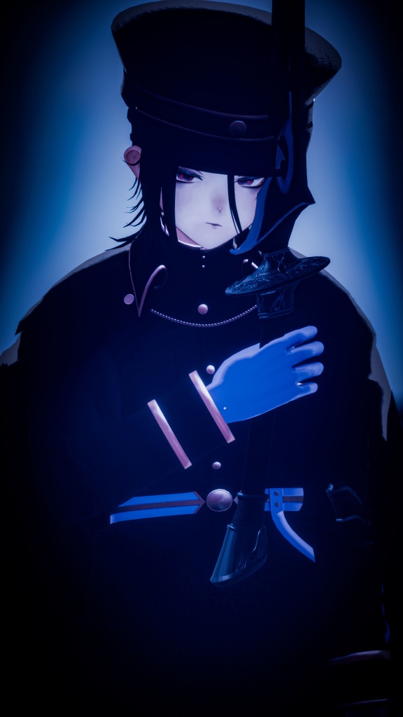 【全8対応】廃滅の緋&ヒヒイロガネ【#VRブラリコ 衣装&武器】