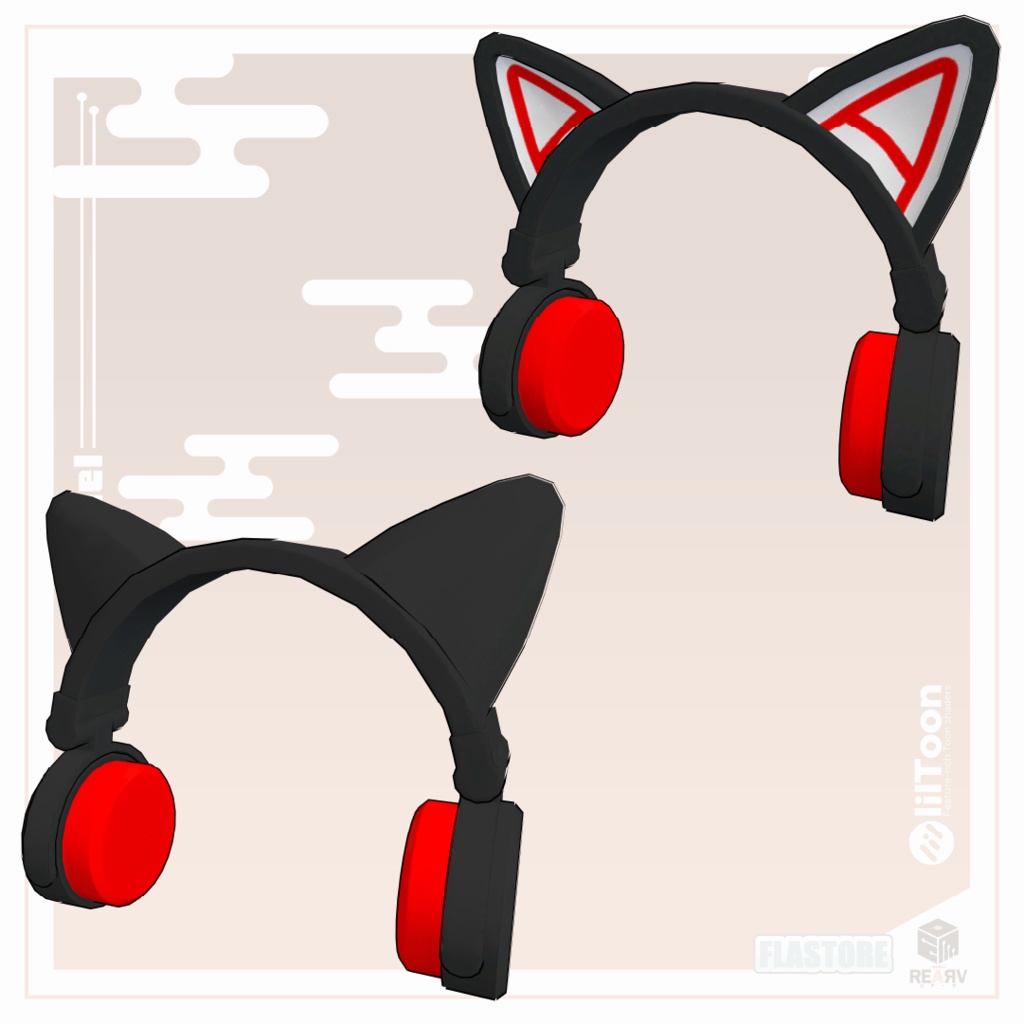 VRChat向けオリジナル3Dモデル「リアーヴちゃん」