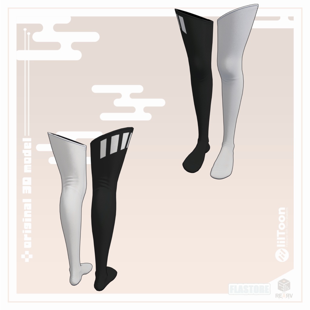 VRChat向けオリジナル3Dモデル「リアーヴちゃん」