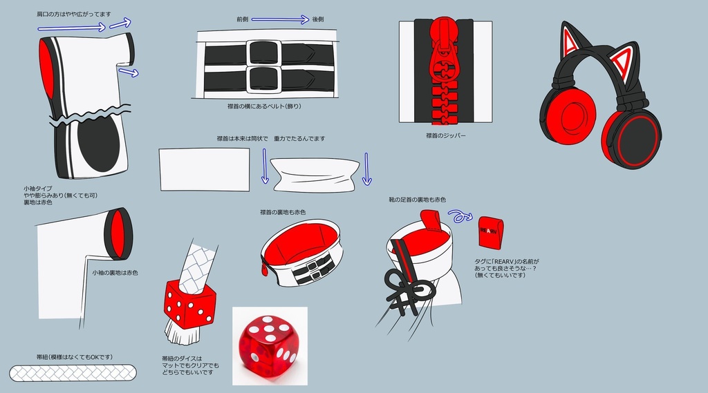 VRChat向けオリジナル3Dモデル「リアーヴちゃん」