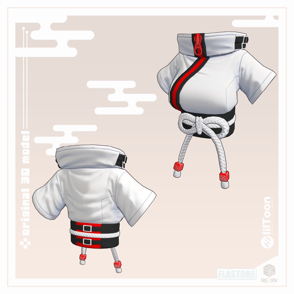 VRChat向けオリジナル3Dモデル「リアーヴちゃん」