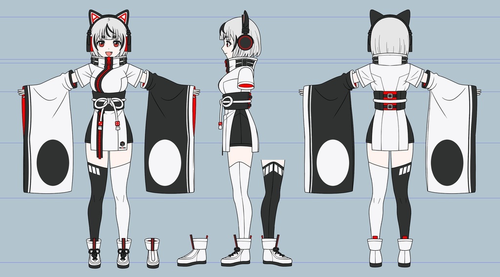 VRChat向けオリジナル3Dモデル「リアーヴちゃん」