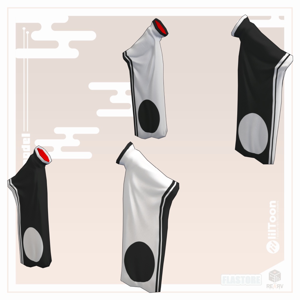 VRChat向けオリジナル3Dモデル「リアーヴちゃん」