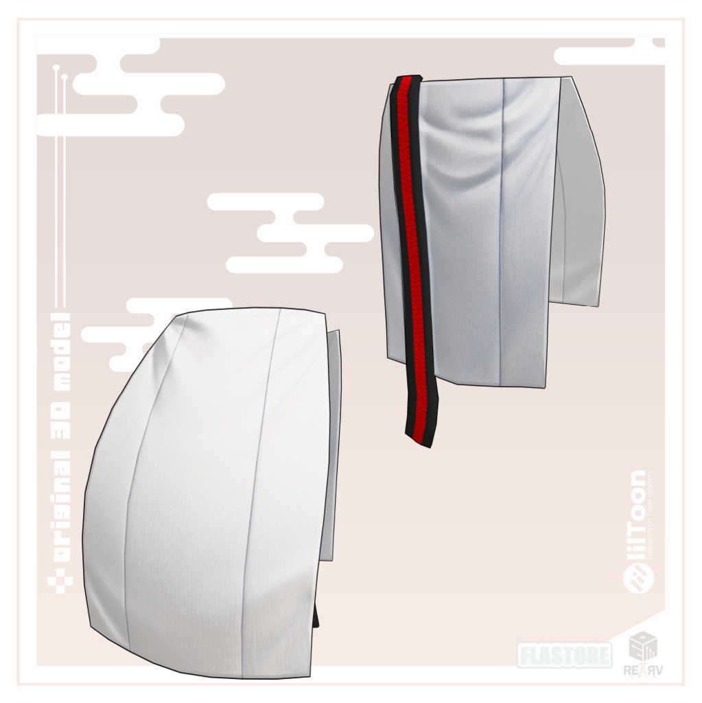 VRChat向けオリジナル3Dモデル「リアーヴちゃん」