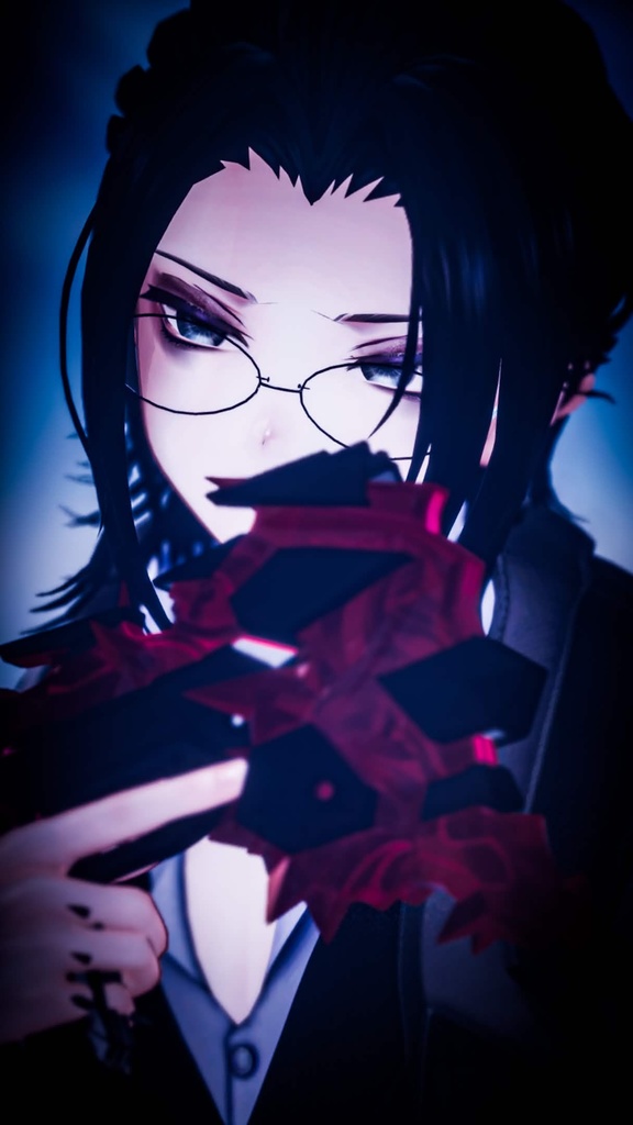 【★BR2周年セール★】葬送の黒&クトネシリカ【全18対応 #VRブラリコ 衣装&銃器】