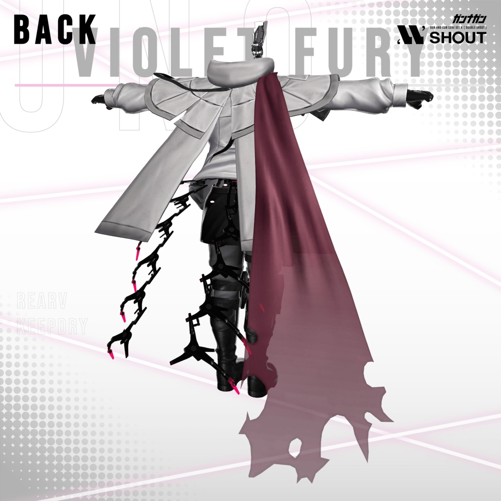 Violet Fury【#VRガンナガン ウノ衣装】