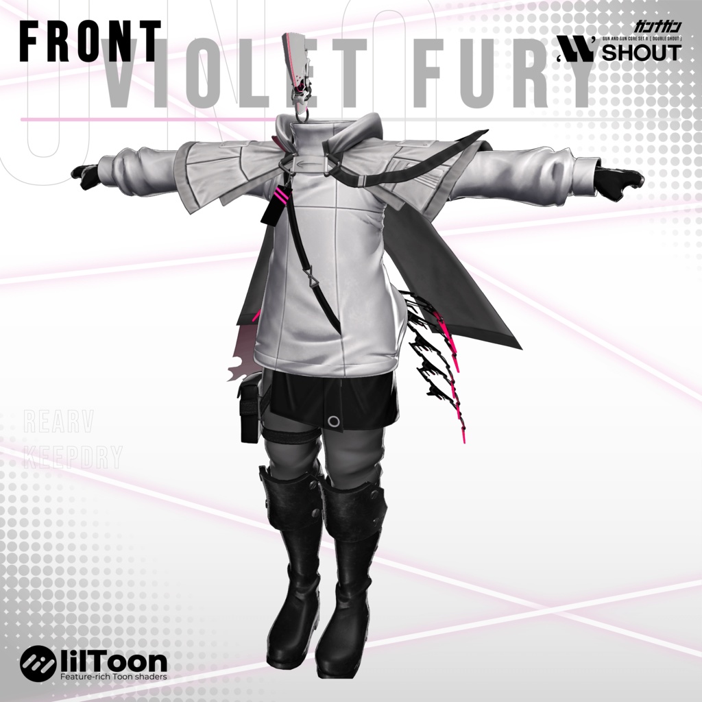 Violet Fury【#VRガンナガン ウノ衣装】