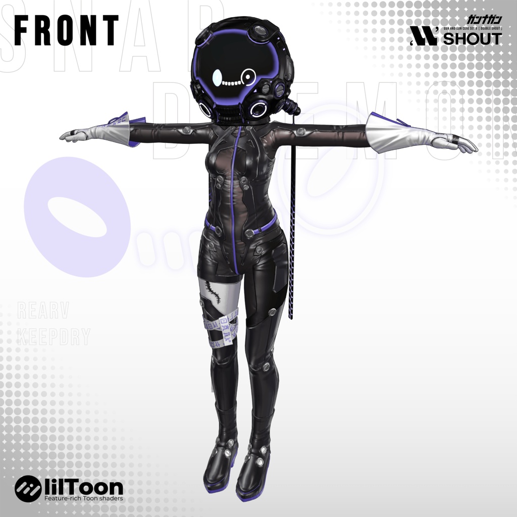 【全24対応】SNAP DAEMON【#VRガンナガン ロック衣装】