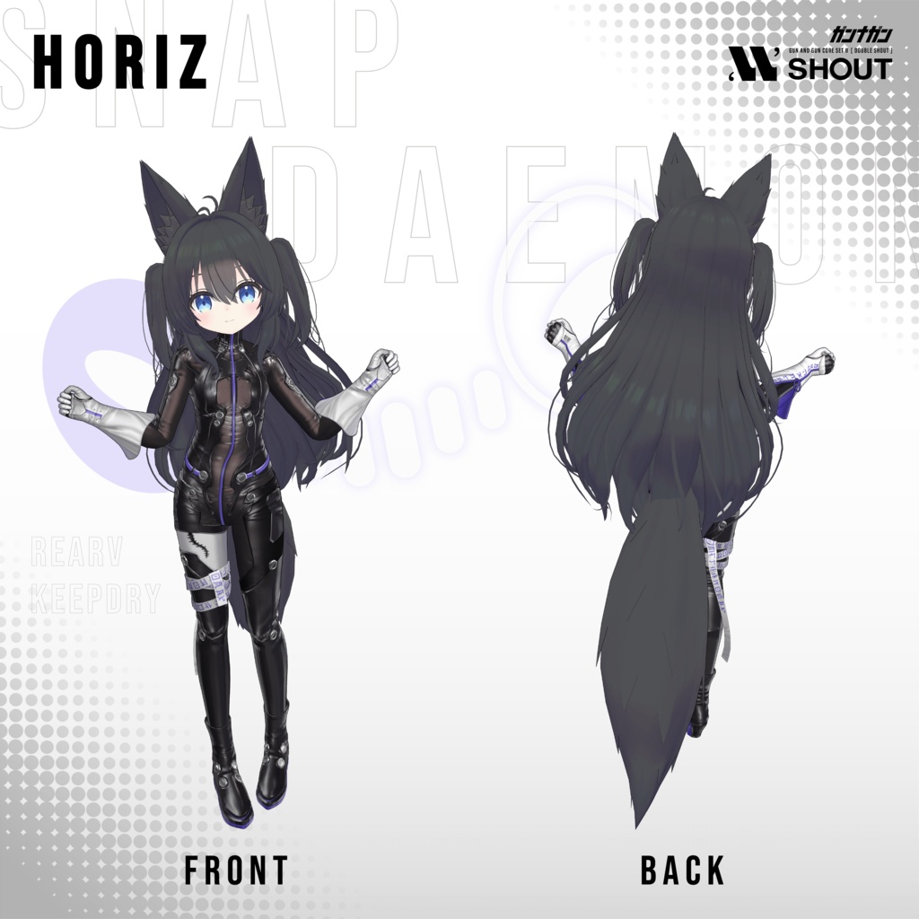 【全24対応】SNAP DAEMON【#VRガンナガン ロック衣装】