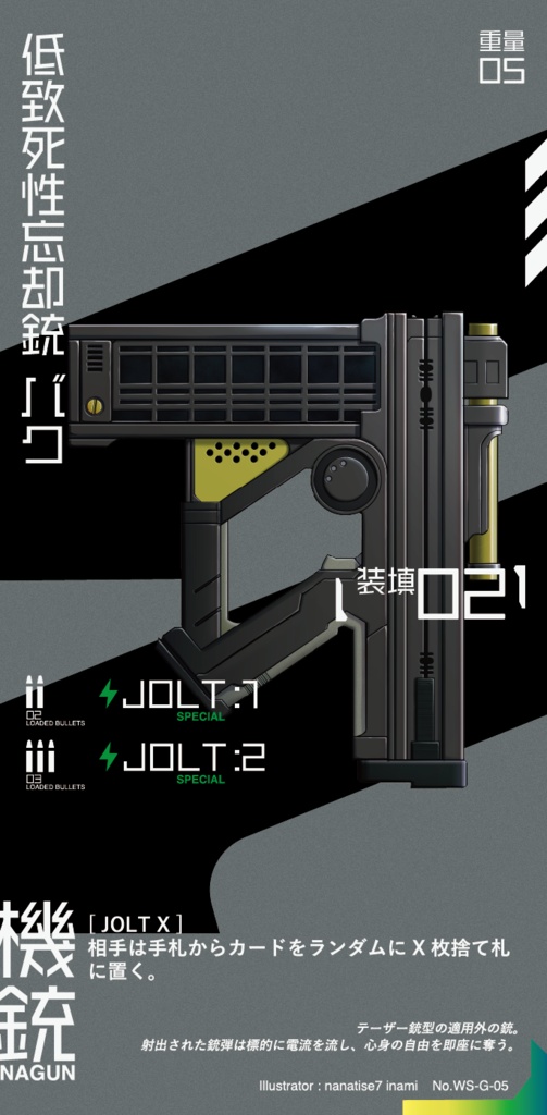 【#VRガンナガン】BLOCK2 機銃 -N.A.Gun-【全3種 】