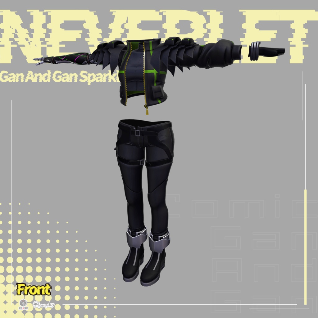 【#VRガンナガン】NEVER LET【ロゼット衣装】
