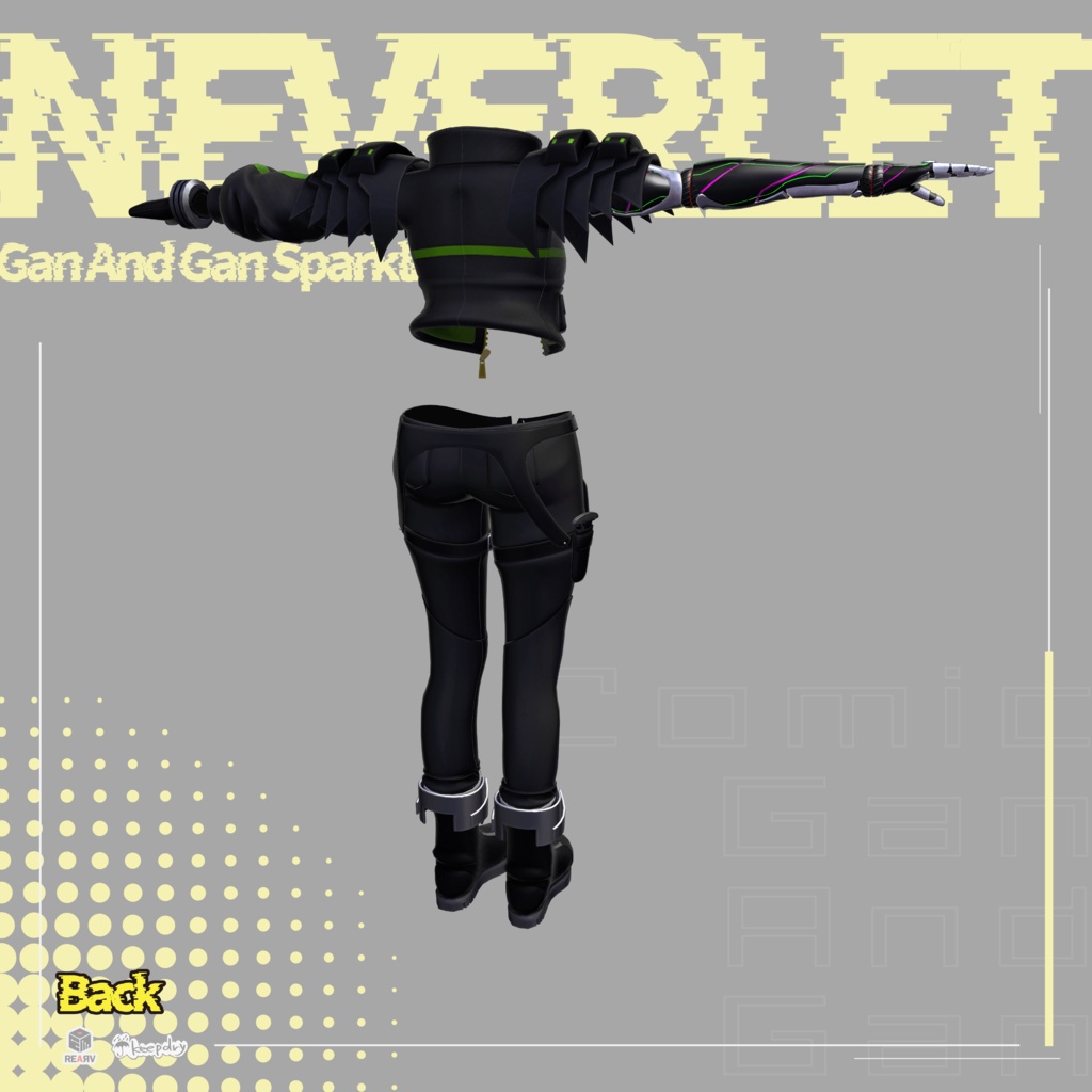 【#VRガンナガン】NEVER LET【ロゼット衣装】