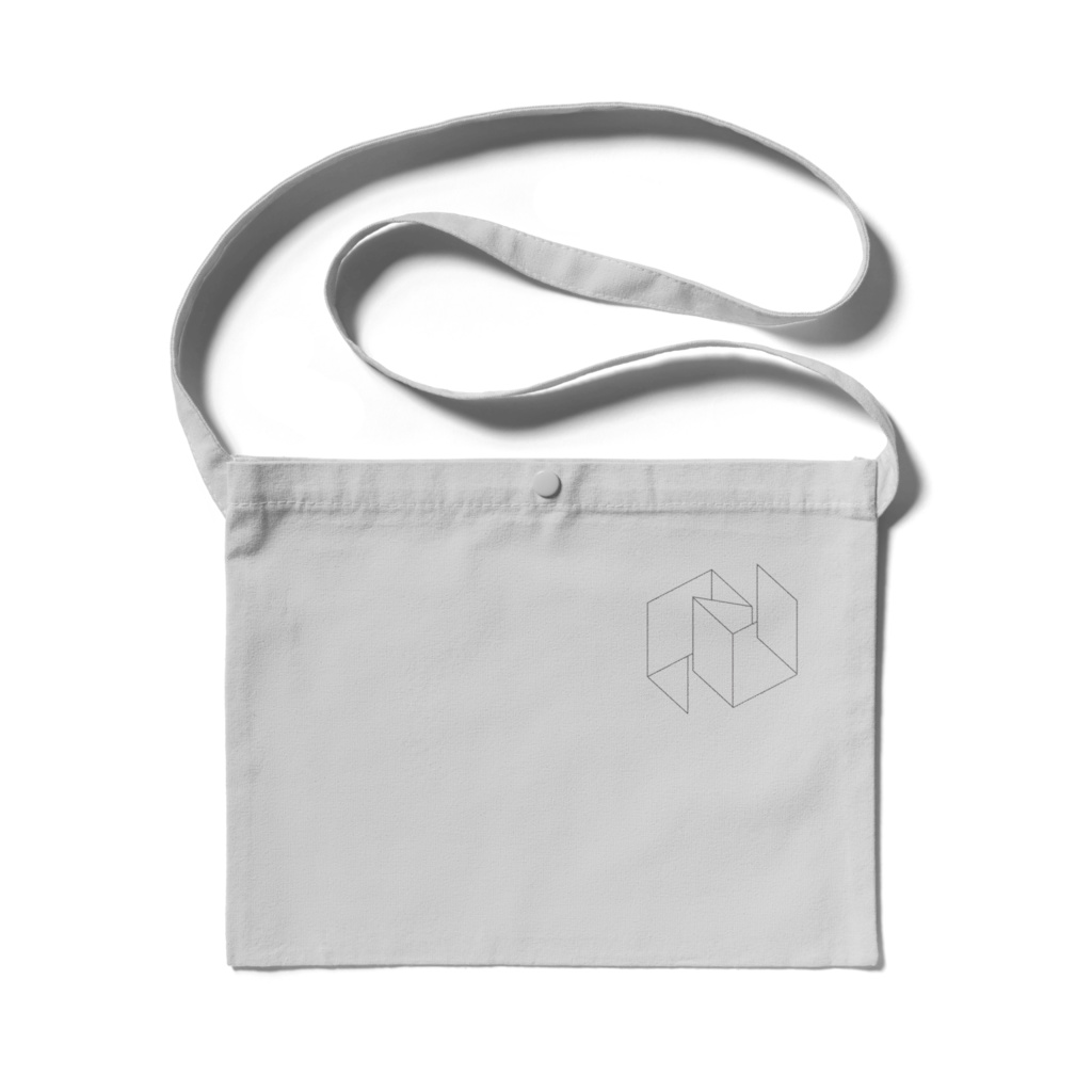 サコッシュ　ライトグレー