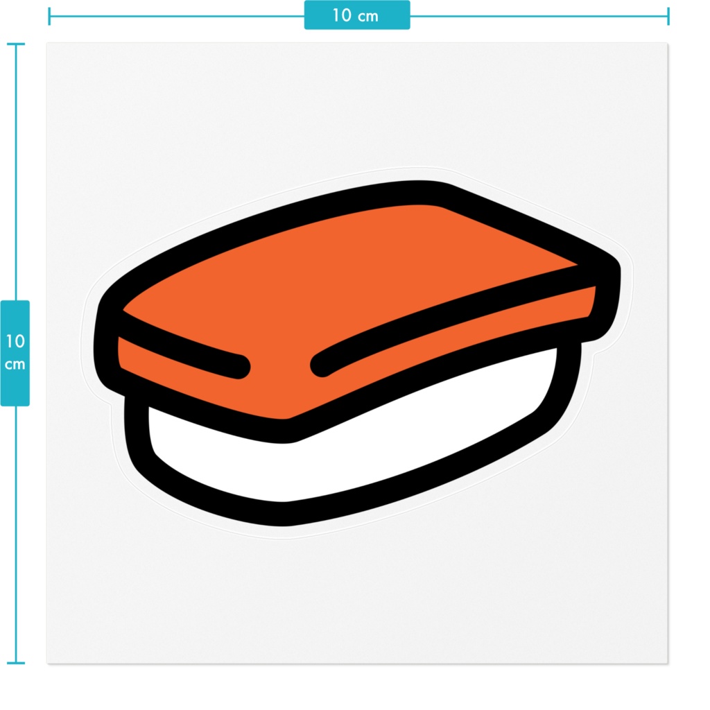 おしゅしステッカー