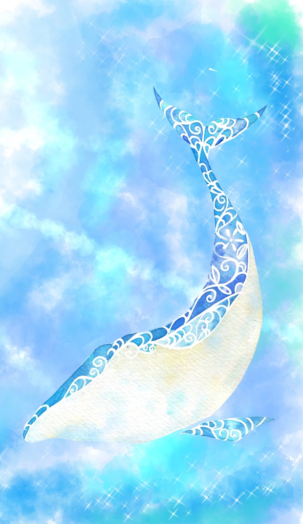 Whale iphoneケース