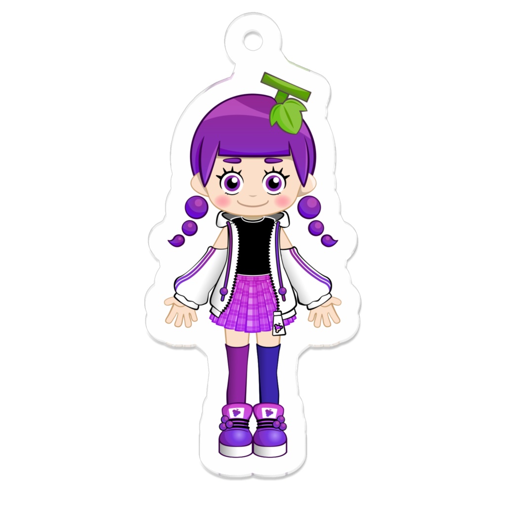 ぶどうちゃん新衣装🍇アクリルキーホルダー