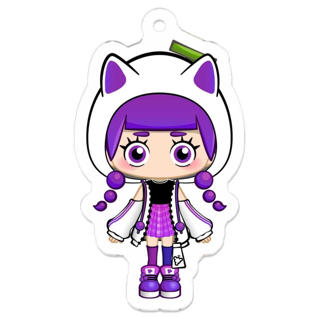 ミニぶどうちゃん新衣装フードver🍇アクリルキーホルダー