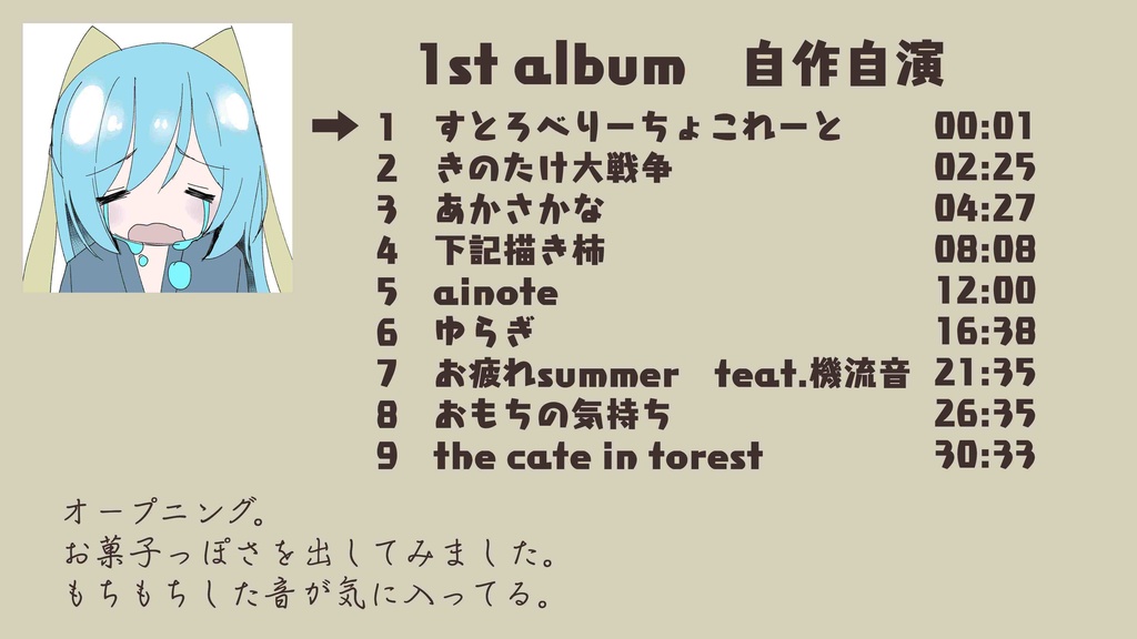 【1st album】自作自演/Ayaneria