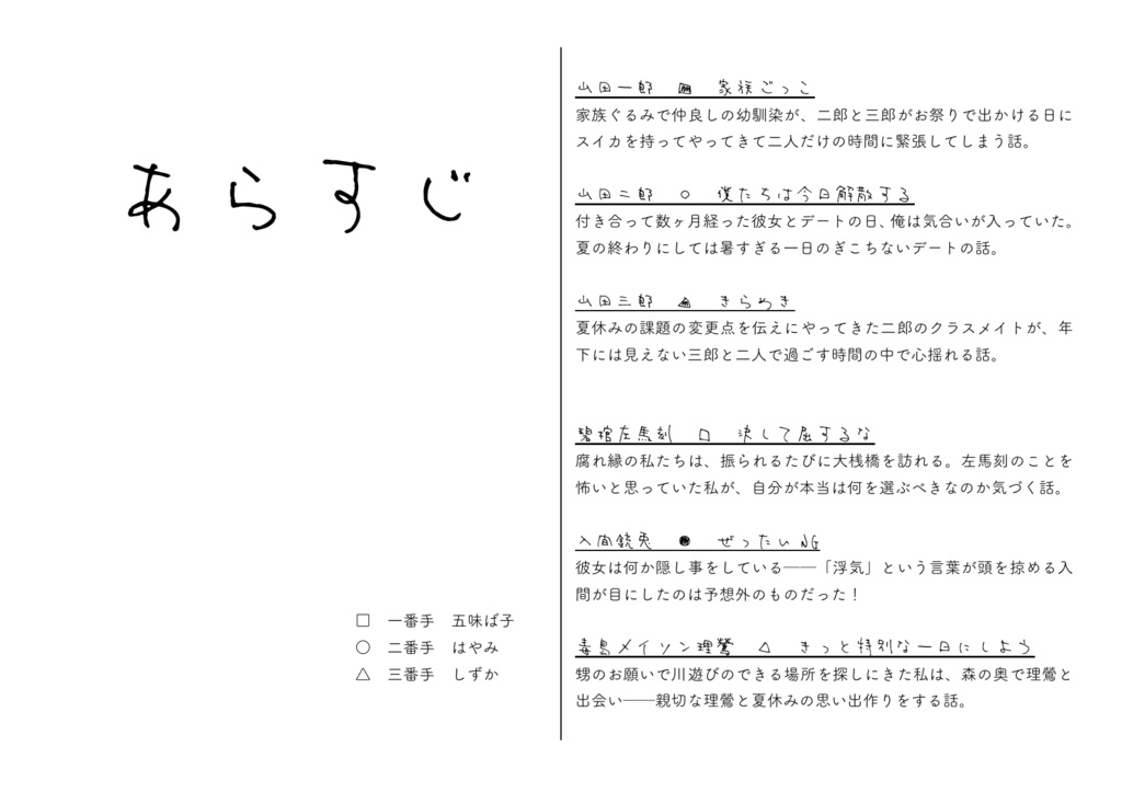 ある夏のいち日