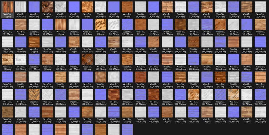 【無料】床のテクスチャ(50枚セット)【VRChat想定】