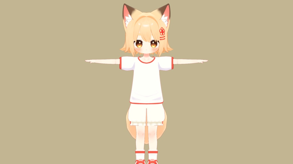 【無料】きなこちゃんドロワ