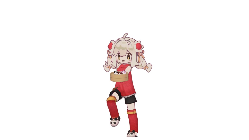 【無料】まんぷく!チャイナ服セット /5アバター対応・ギミック付き/ #YozoLab