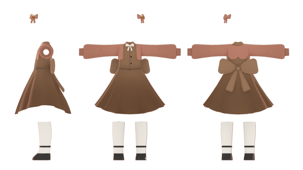 【無料】オータムワンピ /こぐまのルウ対応・まめひなた対応/