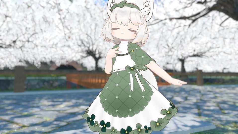 【無料】草原ワンピ /こぐまのルウ対応・まめひなた対応/