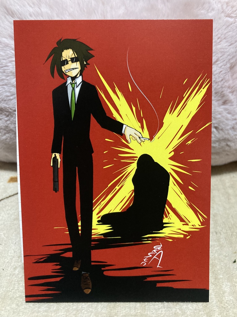 展示会で出展したイラストのポストカード+描き下ろしイラスト