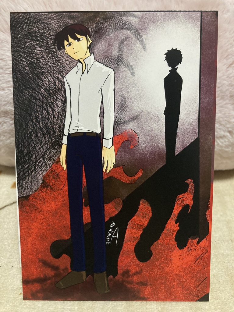 展示会で出展したイラストのポストカード