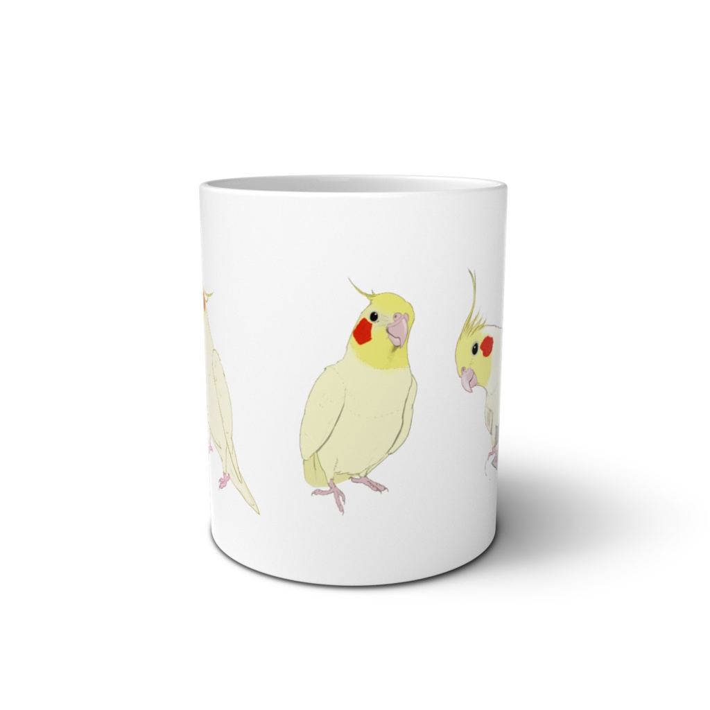 何してても可愛いおかめちゃん三昧(ルチノーちゃん)マグカップ