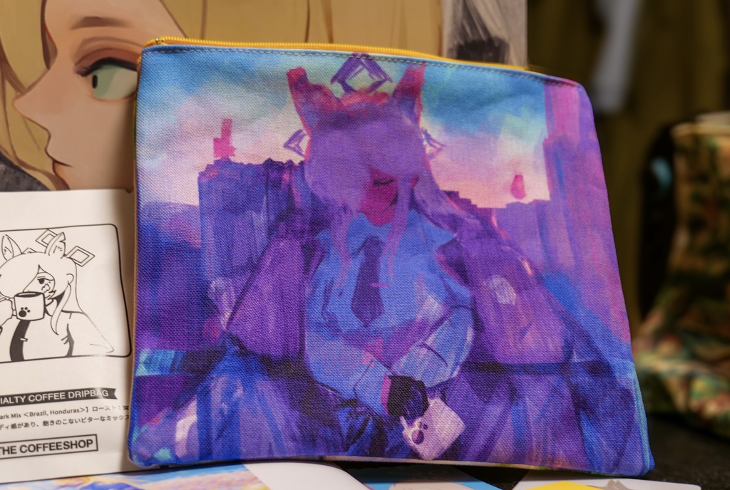 【C107】オリジナルポーチ+ステッカー2種