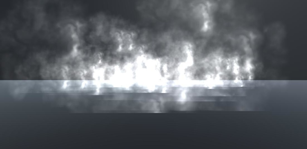 温泉の湯気