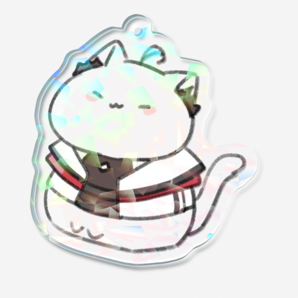 御坂海馨猫型ホログラムアクリルキーホルダー
