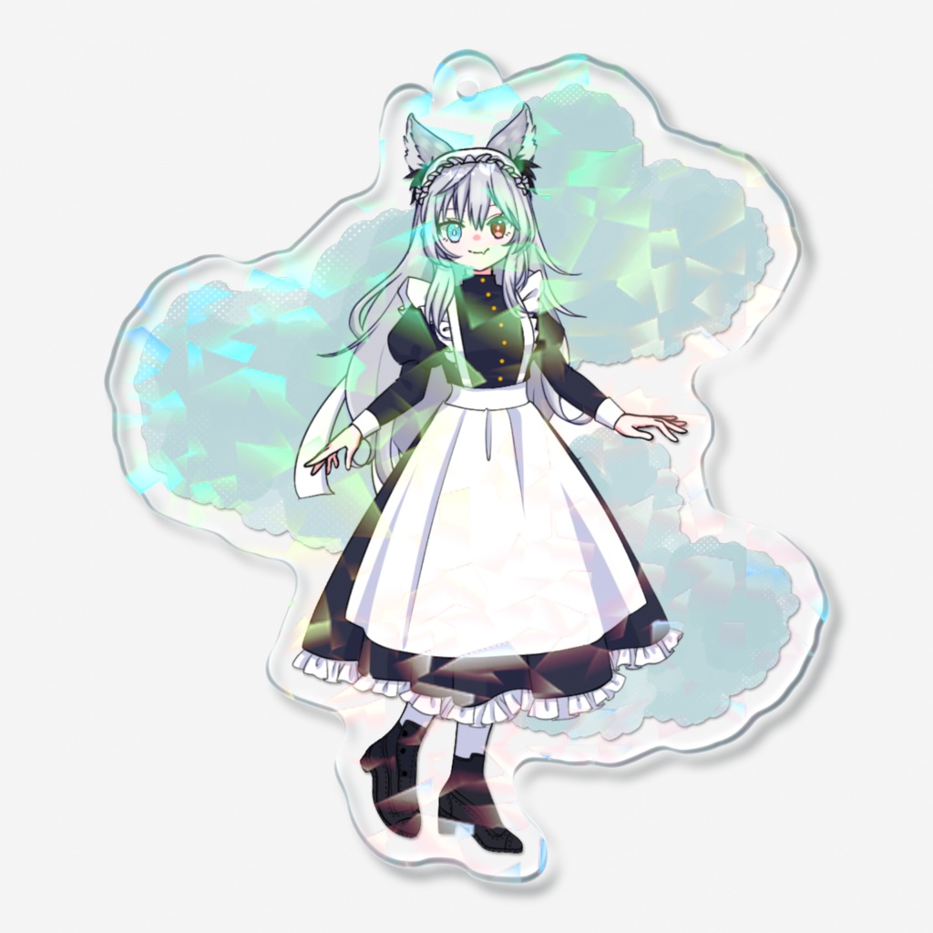 御坂海馨メイドの姿ホログラムアクリルキーホルダー