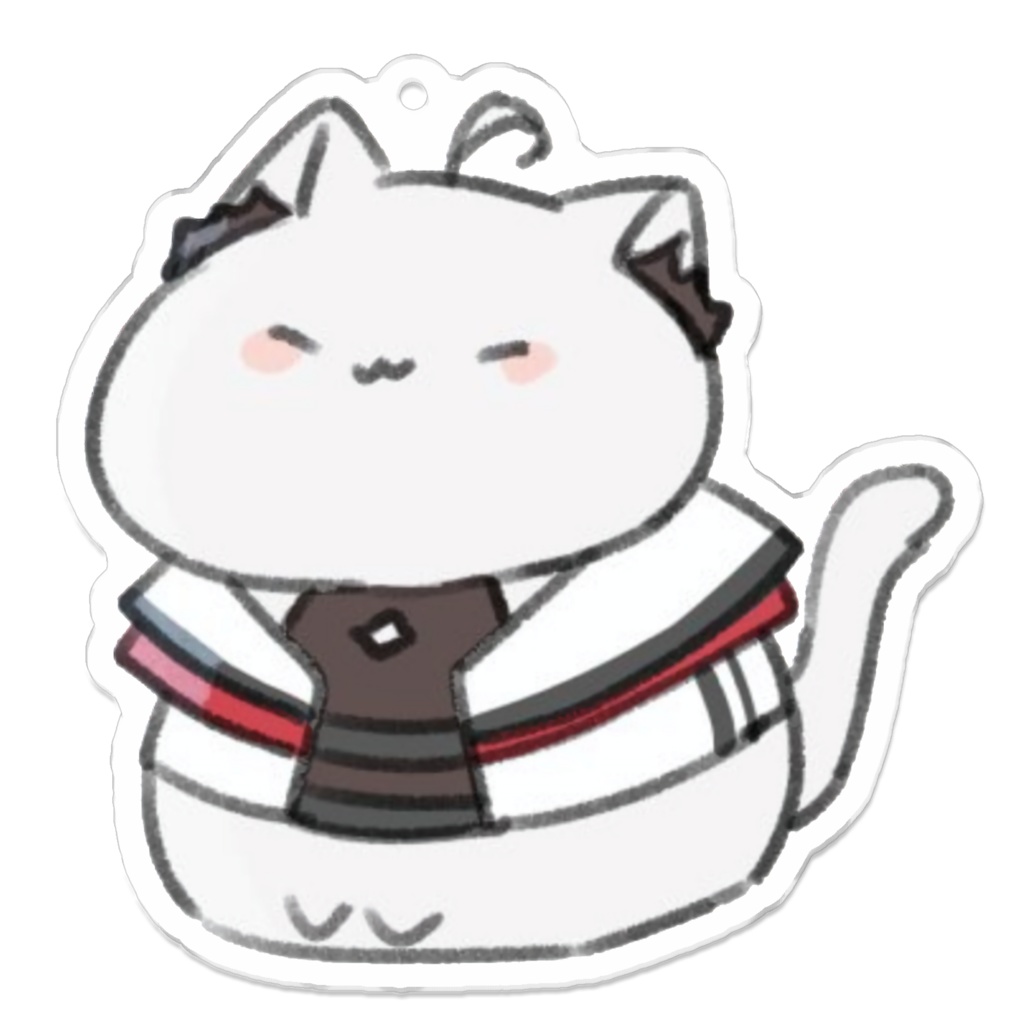 御坂海馨猫型アクリルキーホルダー 