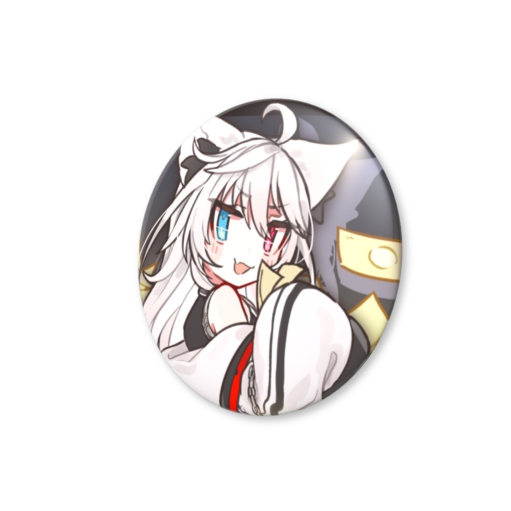 御坂海馨金持ち缶バッジ