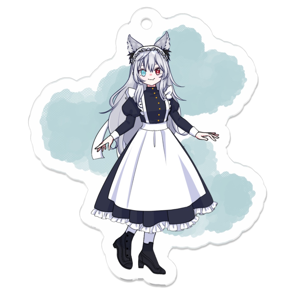 御坂海馨メイドの姿アクリルキーホルダー