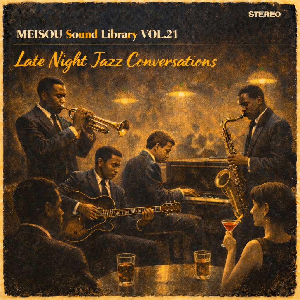 Meisou Sound Library Vol.21 – 夜更けのジャズの対話 / Late Night Jazz Conversations（２枚組）