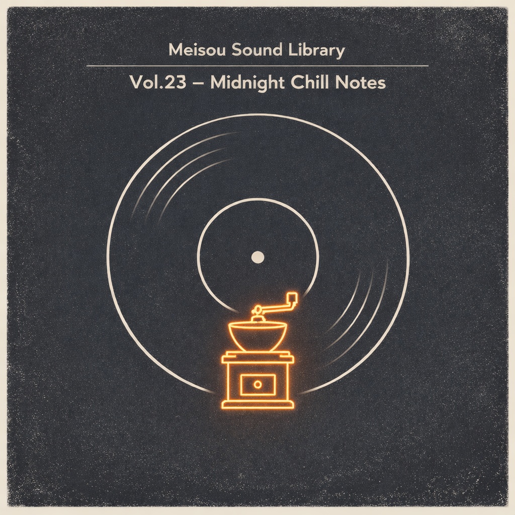Meisou Sound Library Vol.23 – 深夜カフェ・チル / Midnight Cafe Chill