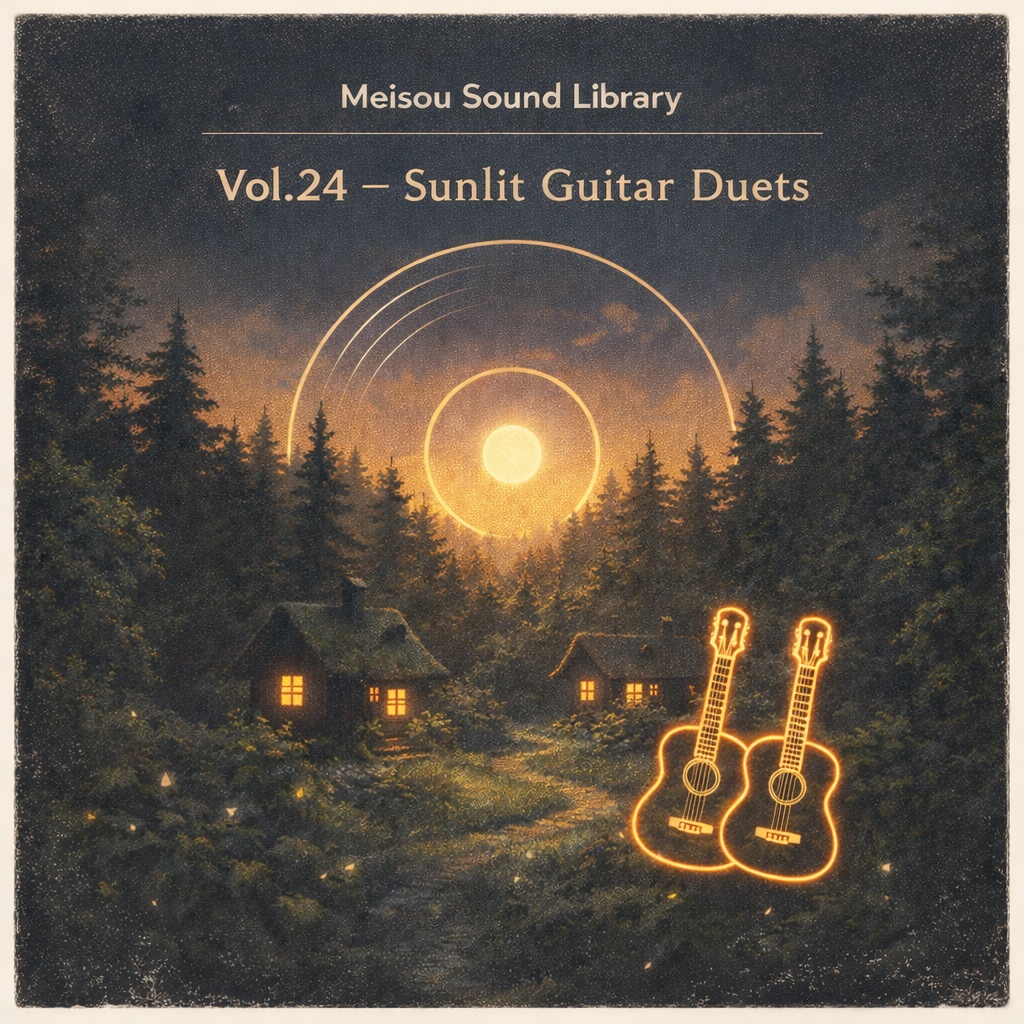 Meisou Sound Library Vol.24 – 木漏れ日のギターデュオ / Sunlit Guitar Duets