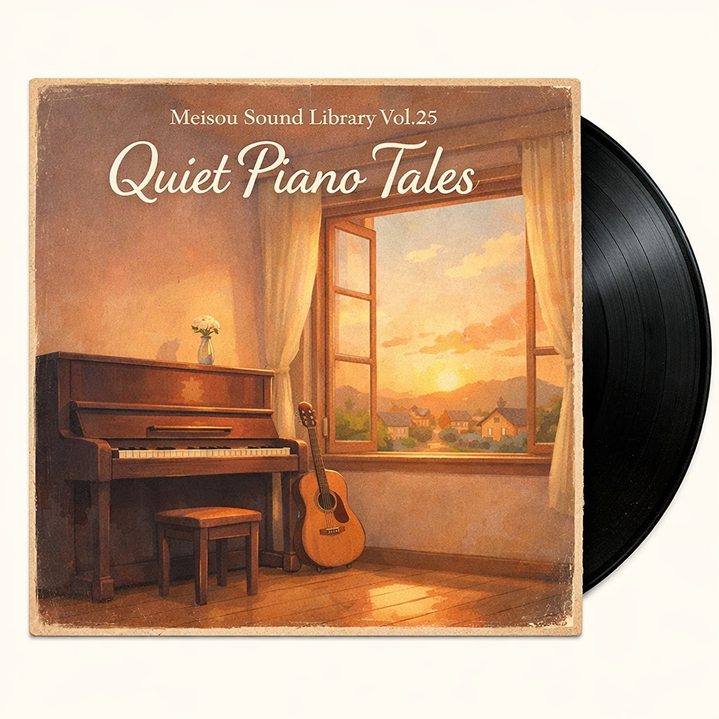 Meisou Sound Library Vol.25 – 静かなピアノ物語 / Quiet Piano Tales