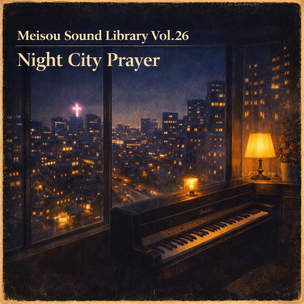 Meisou Sound Library Vol.26 – 夜の街の小さな祈り / Night City Prayer