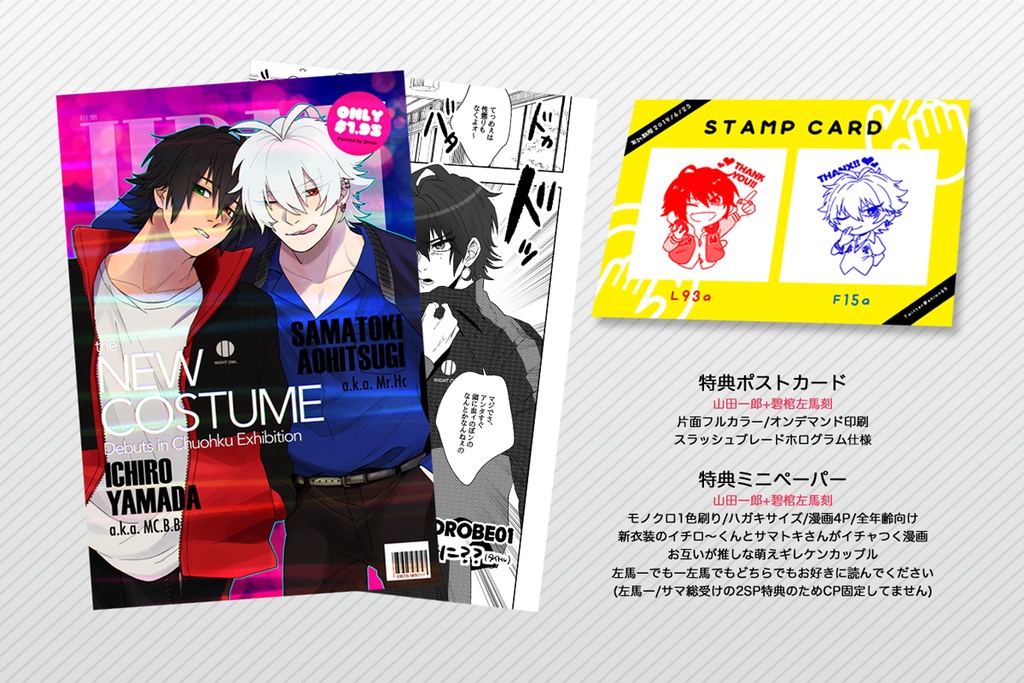 【頒布終了】ポストカードセット EW01