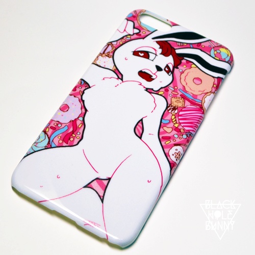 iPhoneケース Bunny on Sweets